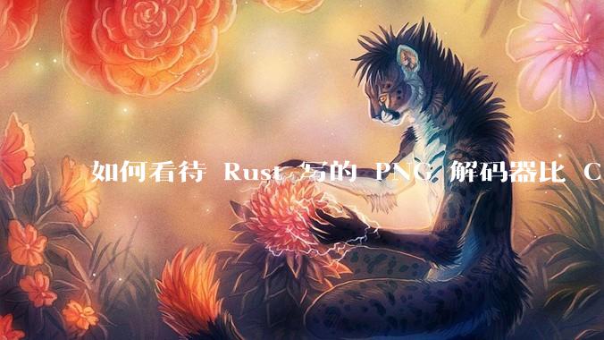 如何看待 Rust 写的 PNG 解码器比 C 实现更快？